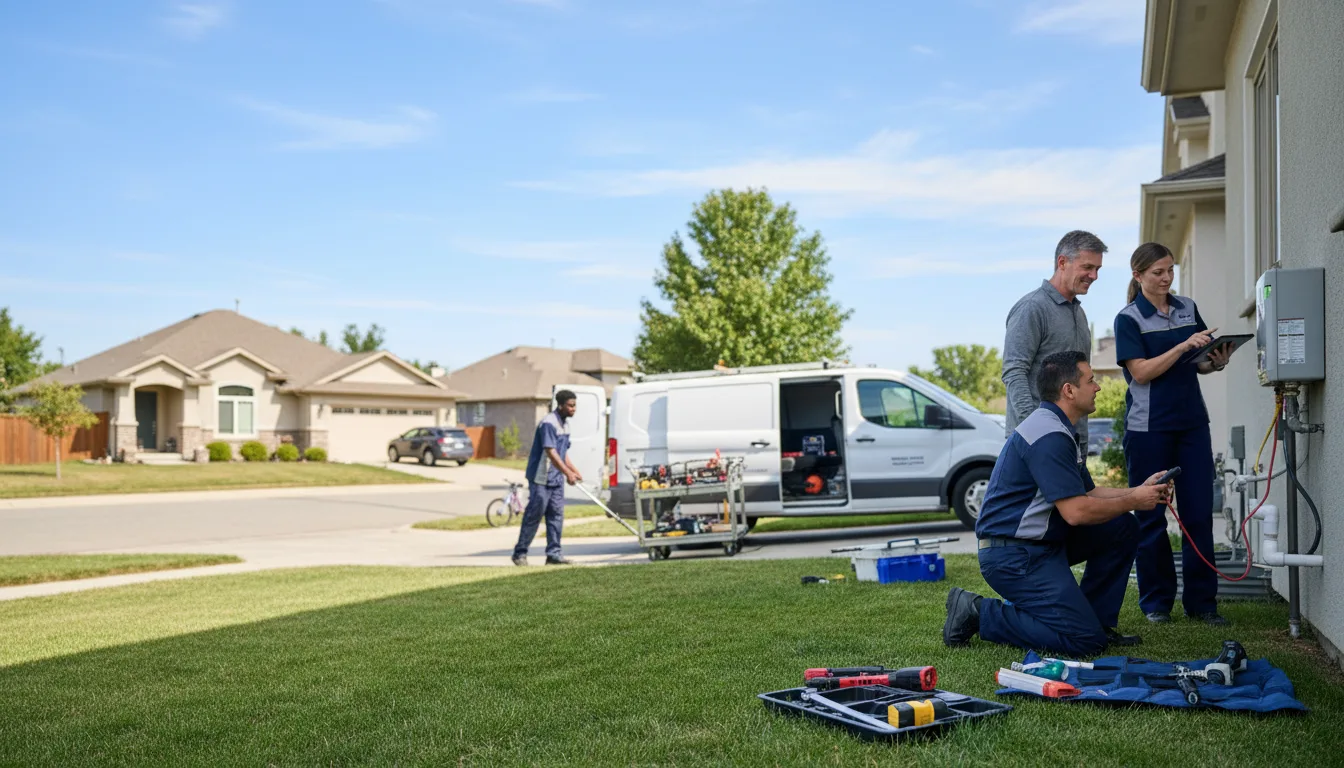 Tankless water heater service in Lake City, CA